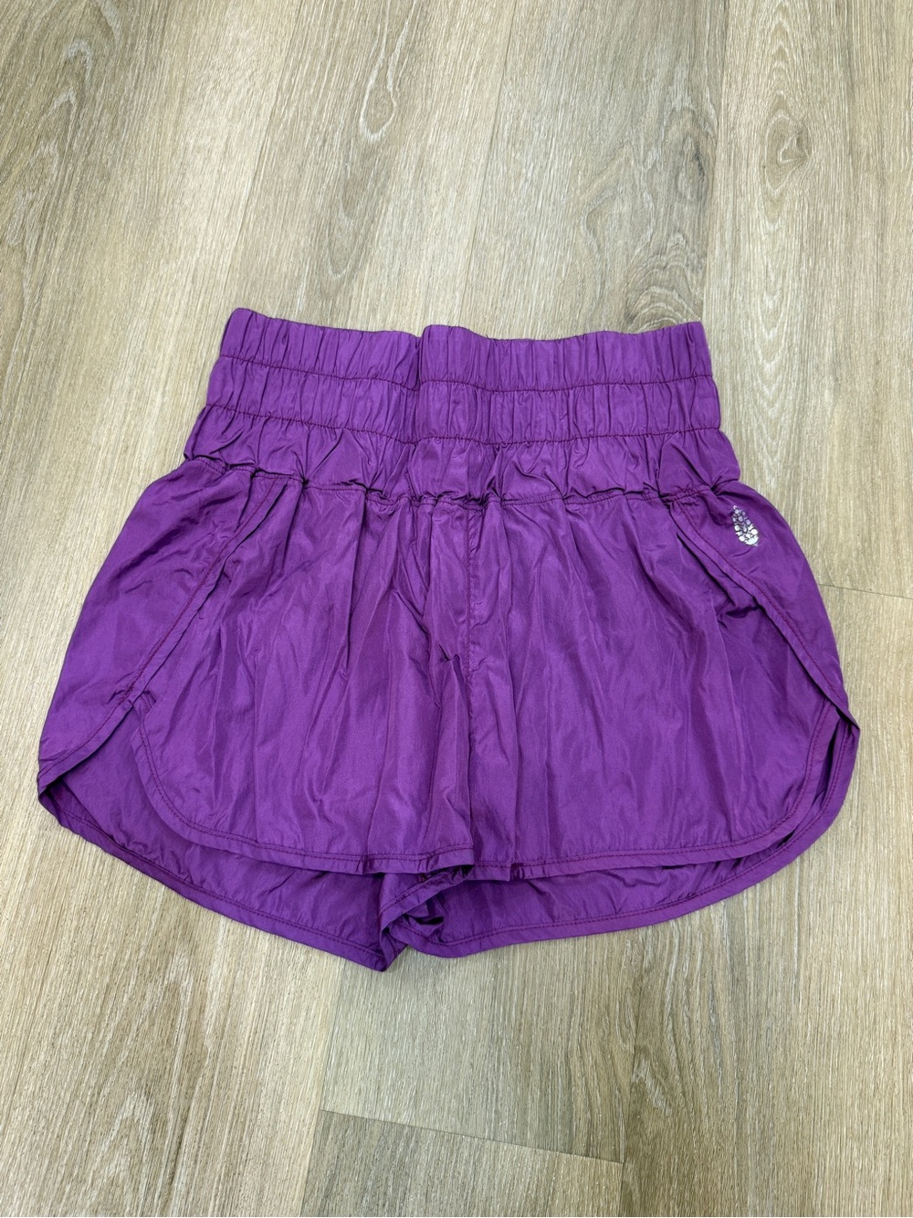 FP Movement by Free People Violet Elastic-Waist Athletic Shorts